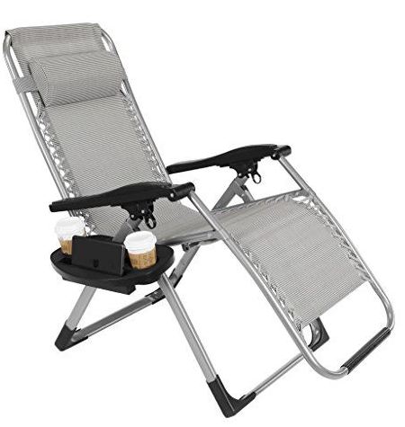 Artist Hand Big Capacity Zero Gravity Heavy Duty Outdoor Folding Chair